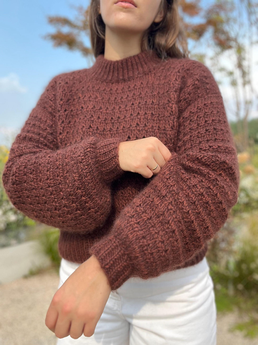 Knit Look Tunisian Sweater Crochet Pattern