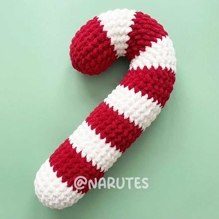 Candy Cane Pillow Crochet Pattern