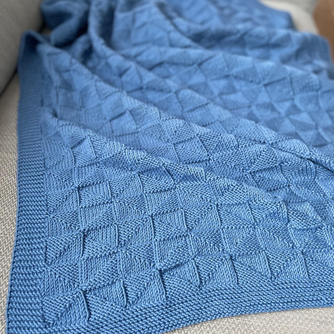 Reversible Pinwheel Baby Blanket Crochet Pattern