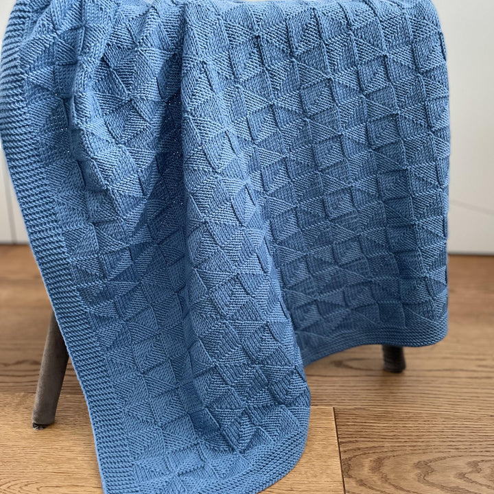 Reversible Pinwheel Baby Blanket Crochet Pattern