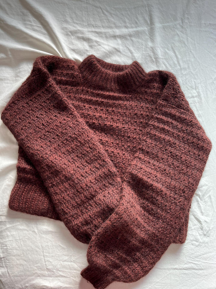 Knit Look Tunisian Sweater Crochet Pattern