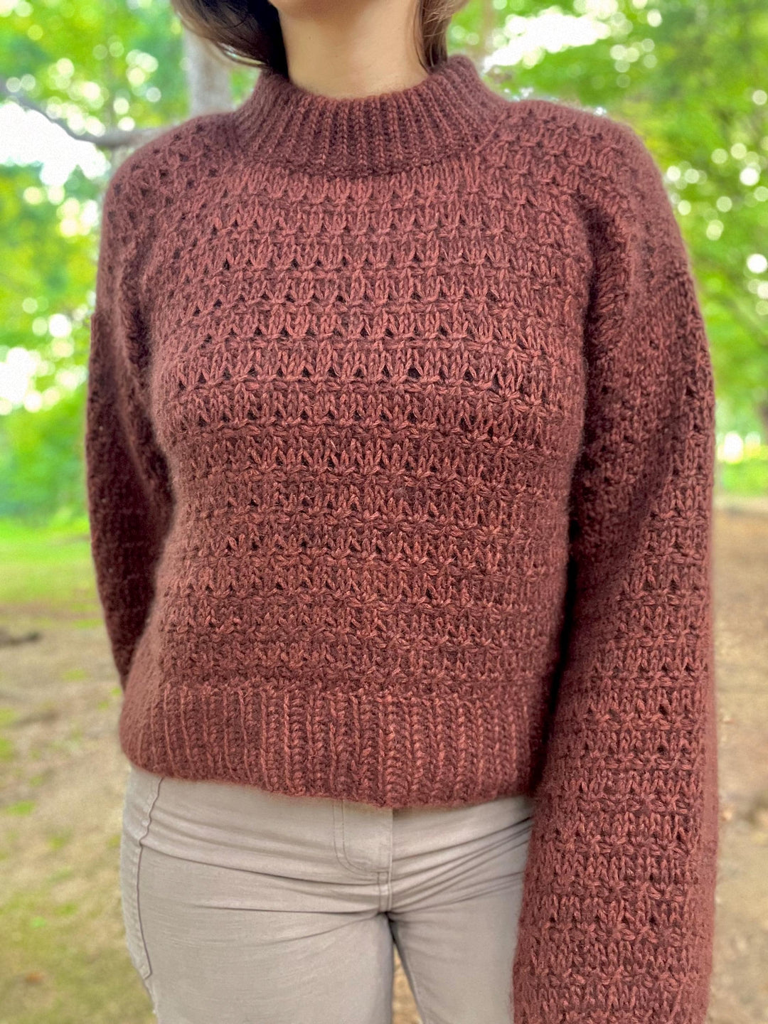 Knit Look Tunisian Sweater Crochet Pattern