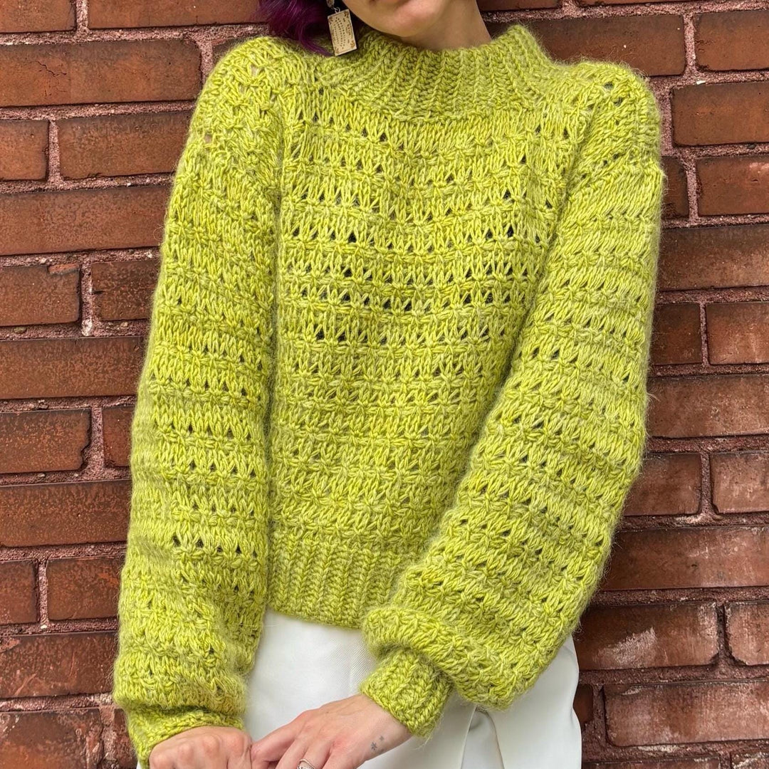 Knit Look Tunisian Sweater Crochet Pattern