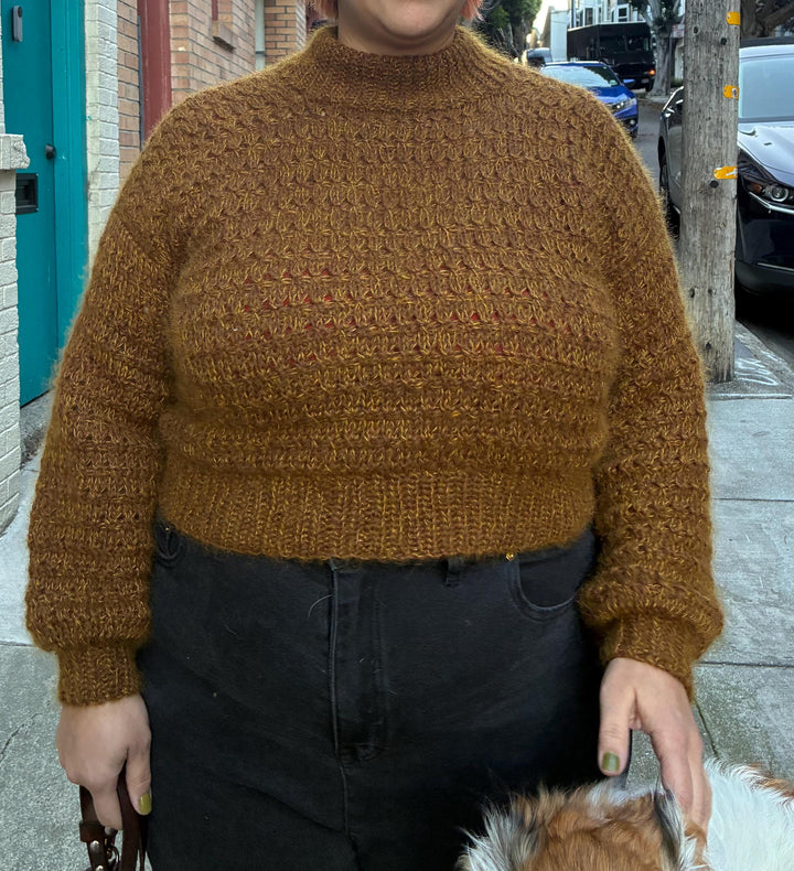 Knit Look Tunisian Sweater Crochet Pattern