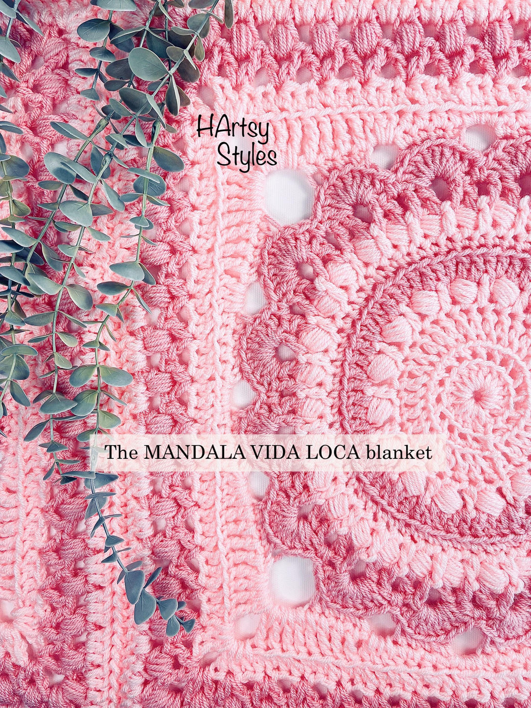 Chunky Boho Mandala Blanket Crochet Pattern