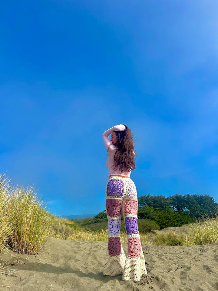 Made To Measure Lace Bell Bottom Pants Crochet Pattern