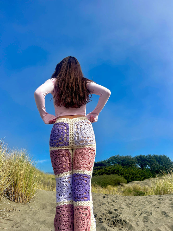 Made To Measure Lace Bell Bottom Pants Crochet Pattern