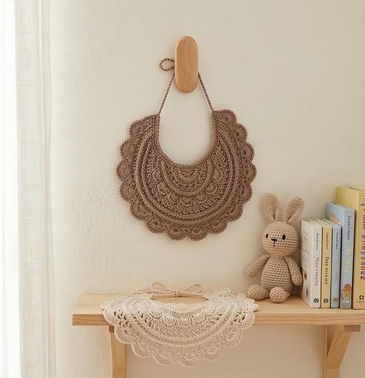 Vintage Lace Baby Bib Crochet Pattern