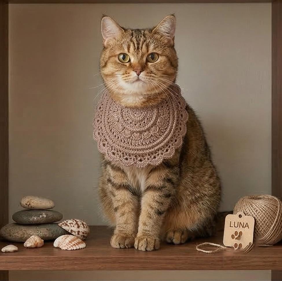 Vintage Lace Baby Bib Crochet Pattern