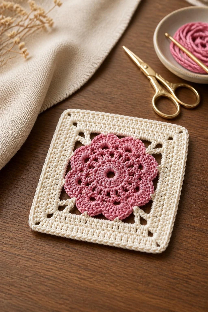 Easy Beginner Granny Square Crochet Pattern