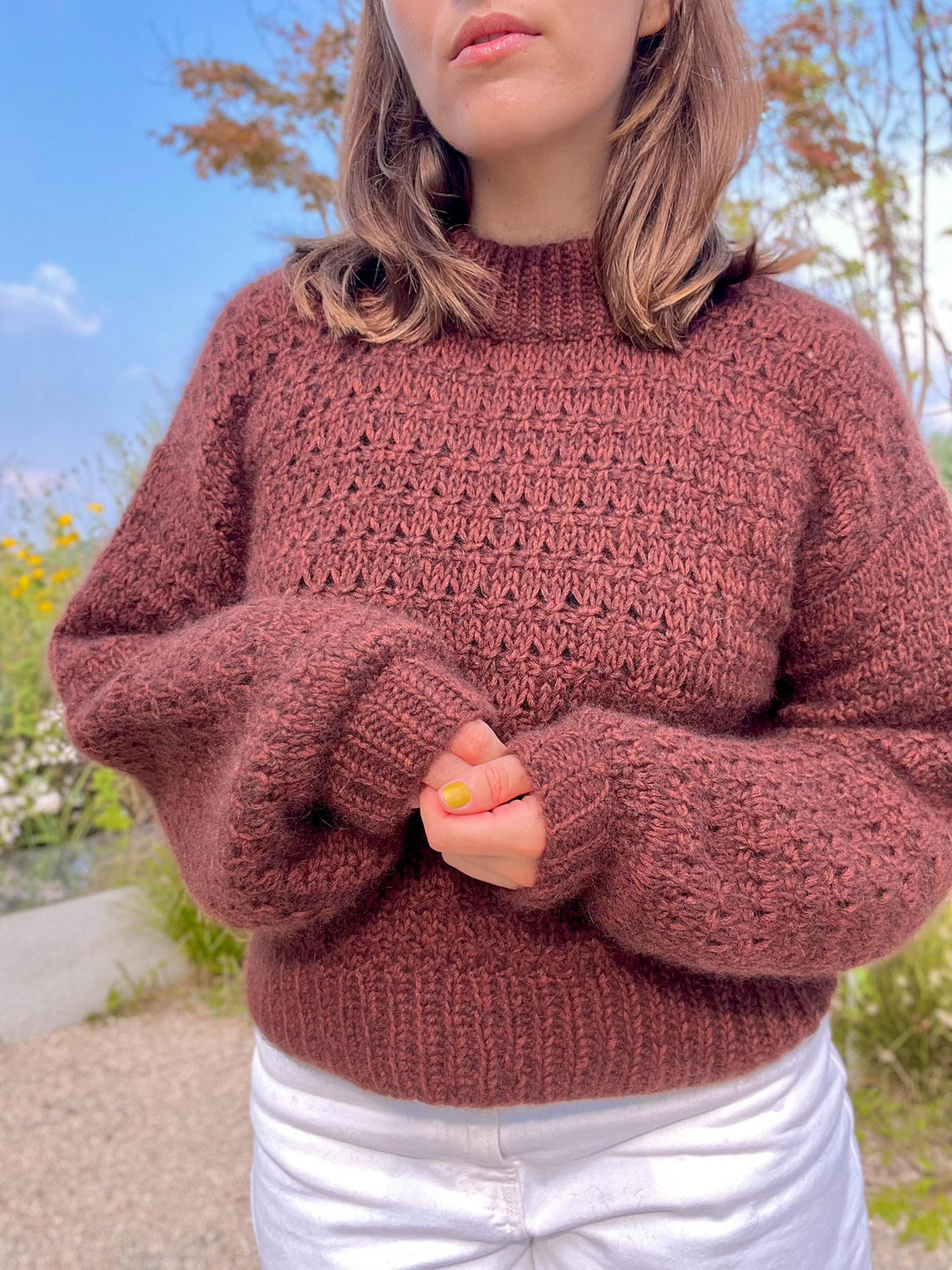 Knit Look Tunisian Sweater Crochet Pattern