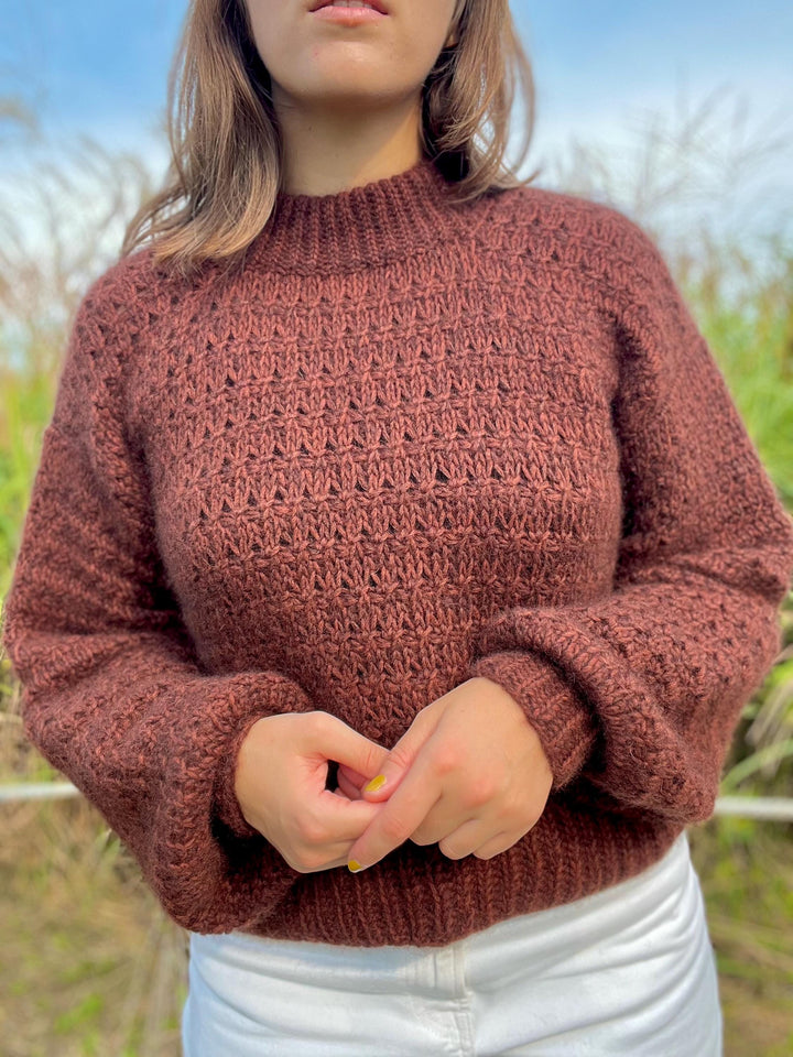 Knit Look Tunisian Sweater Crochet Pattern
