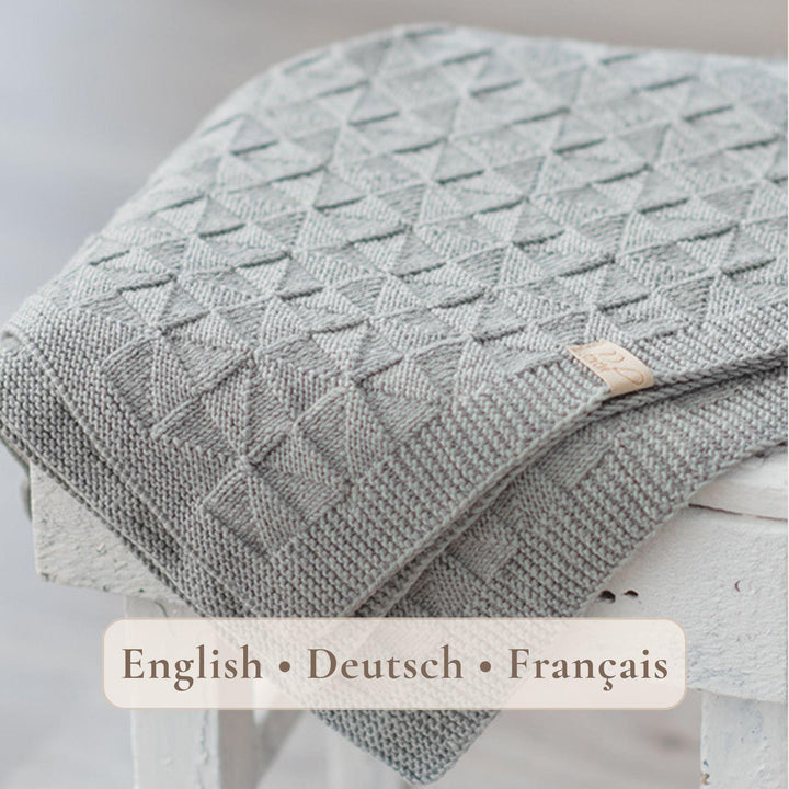 Reversible Pinwheel Baby Blanket Crochet Pattern