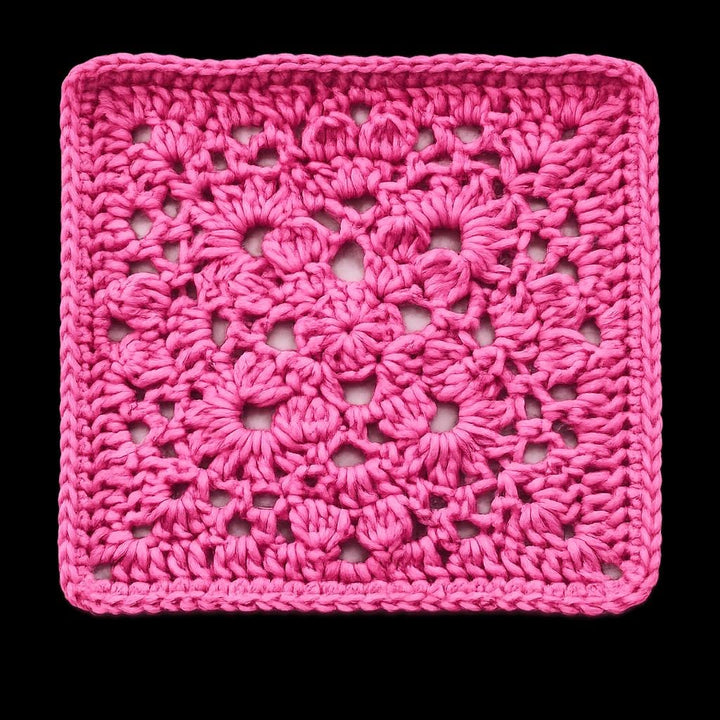 Gothic Lacy Floral Granny Square Crochet Pattern