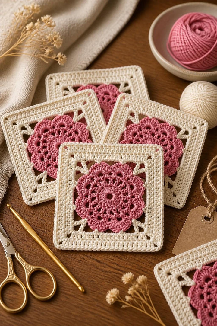 Easy Beginner Granny Square Crochet Pattern