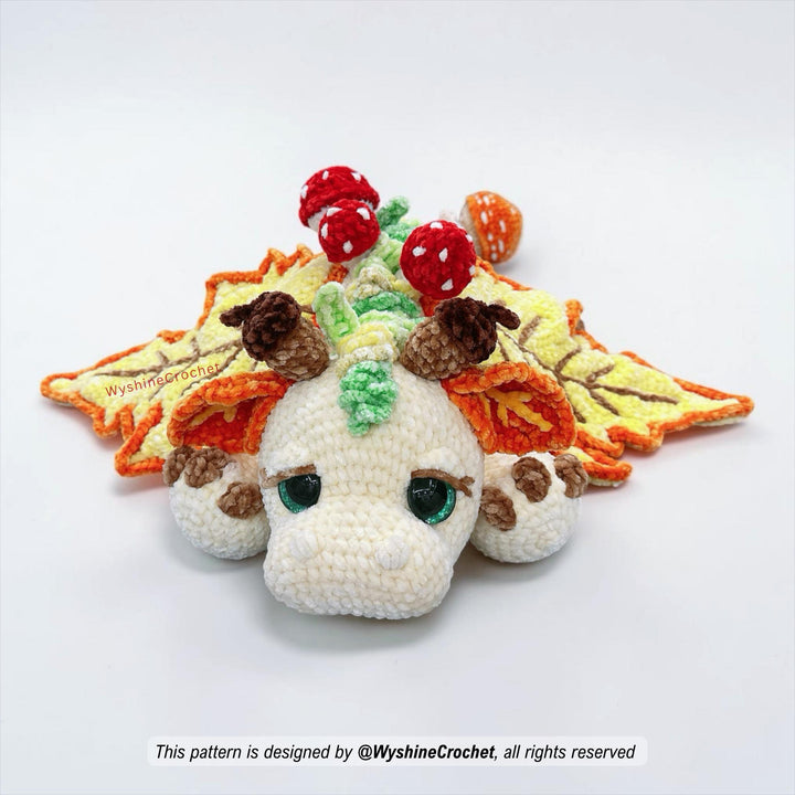 Fall Dragon Crochet Pattern