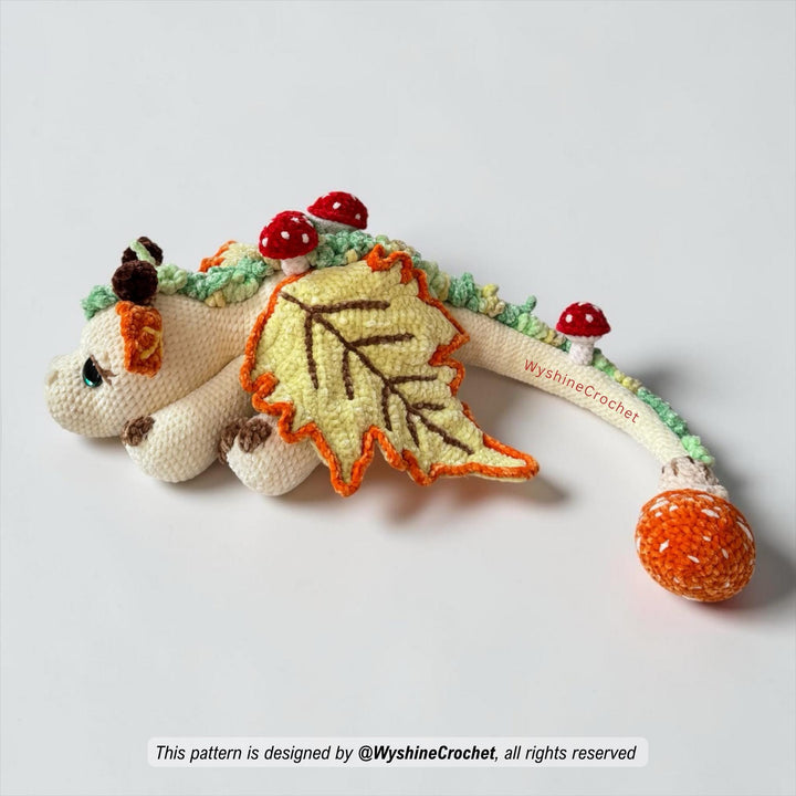 Fall Dragon Crochet Pattern