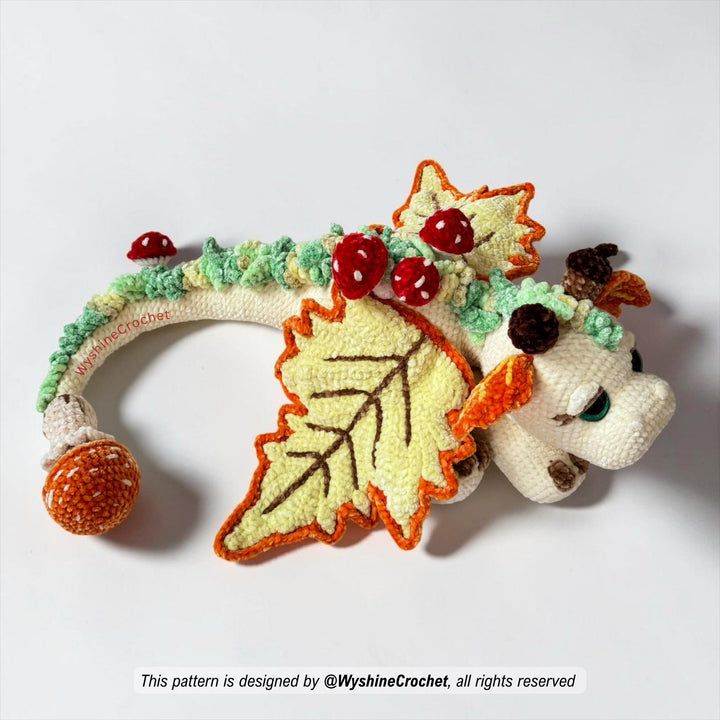 Fall Dragon Crochet Pattern