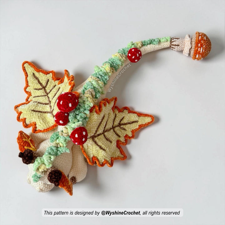 Fall Dragon Crochet Pattern
