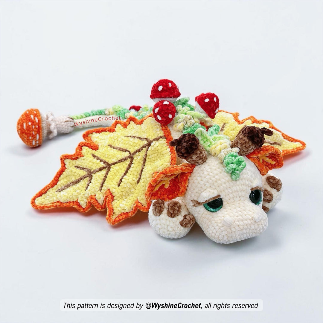 Fall Dragon Crochet Pattern