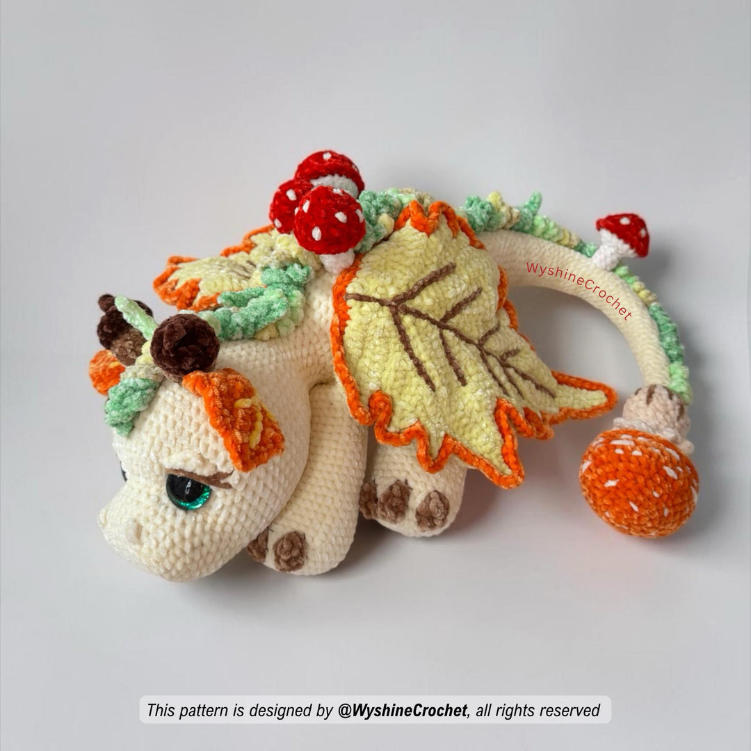Fall Dragon Crochet Pattern