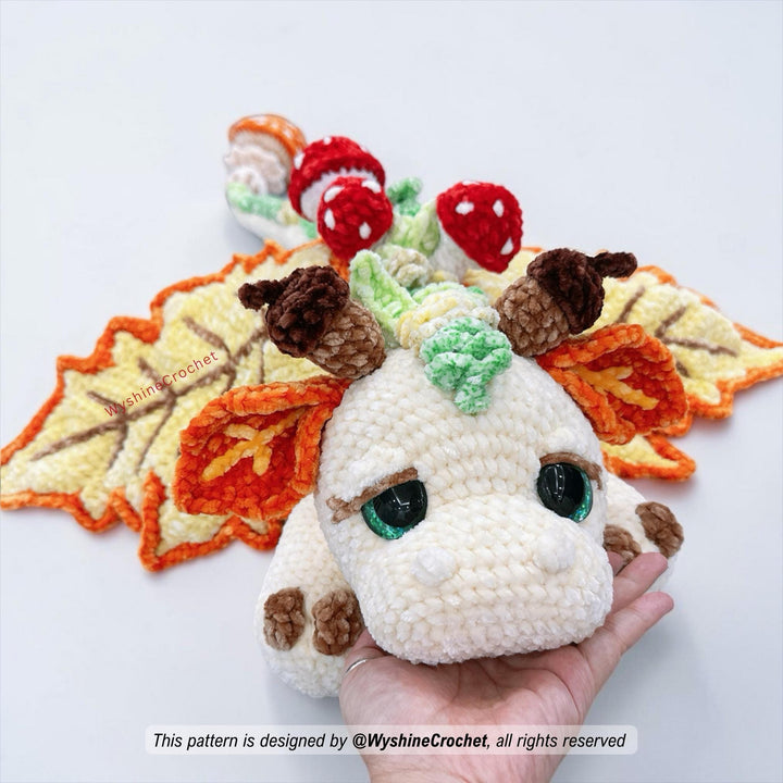 Fall Dragon Crochet Pattern
