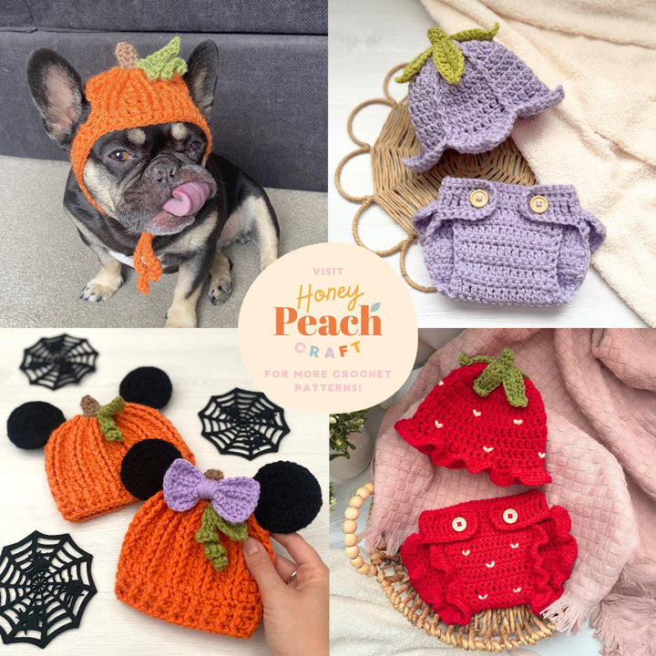 3 in 1 Pumpkin Baby Outfit Crochet Pattern