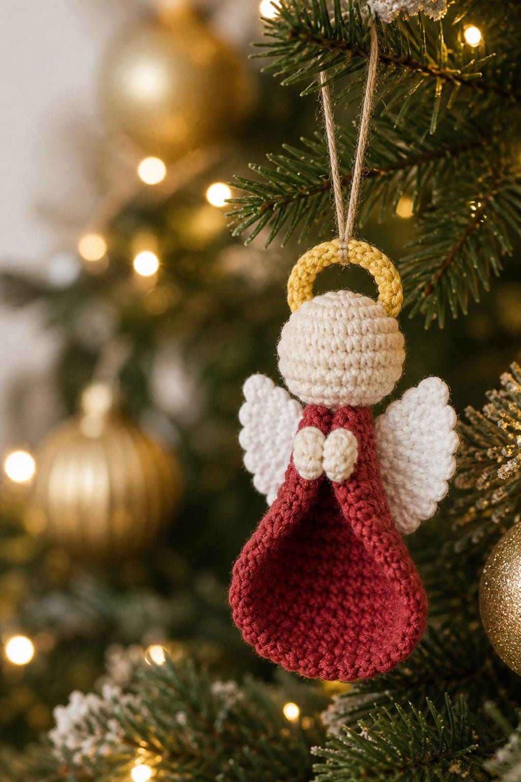 Angel Ornament Amigurumi Crochet Pattern