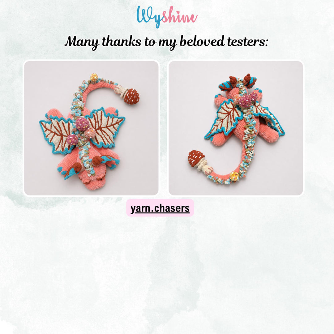 Fall Dragon Crochet Pattern