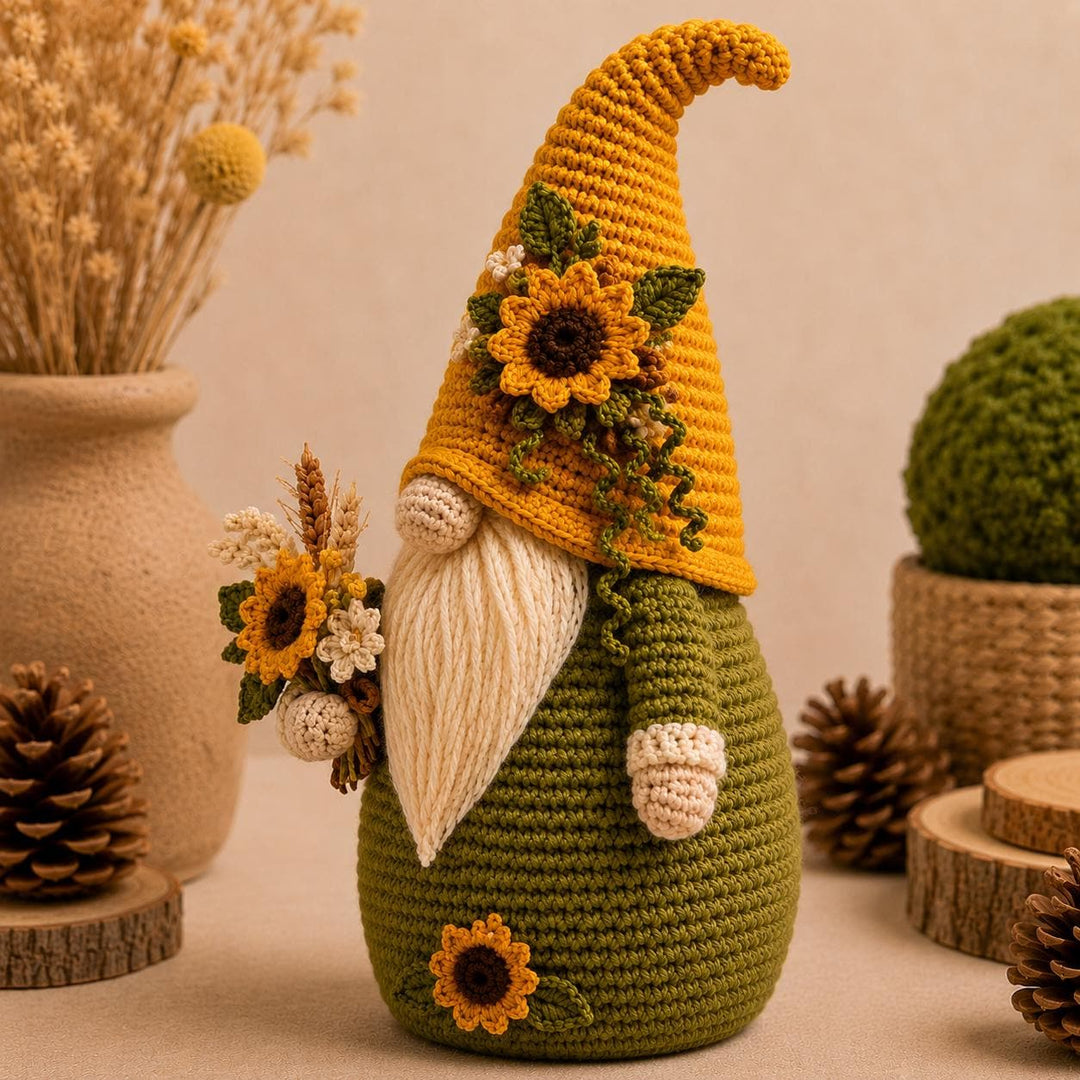 4 in 1 Seasonal Gnome Doll Crochet Pattern