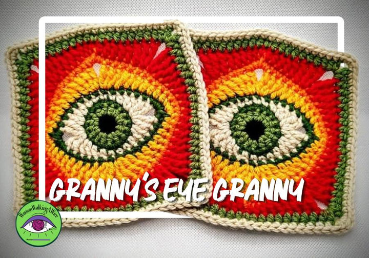 Granny's Eye Granny Square Crochet Pattern