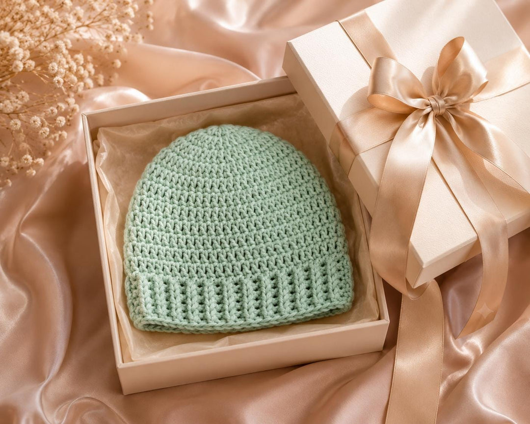 Simple Newborn Baby Hat Crochet Pattern