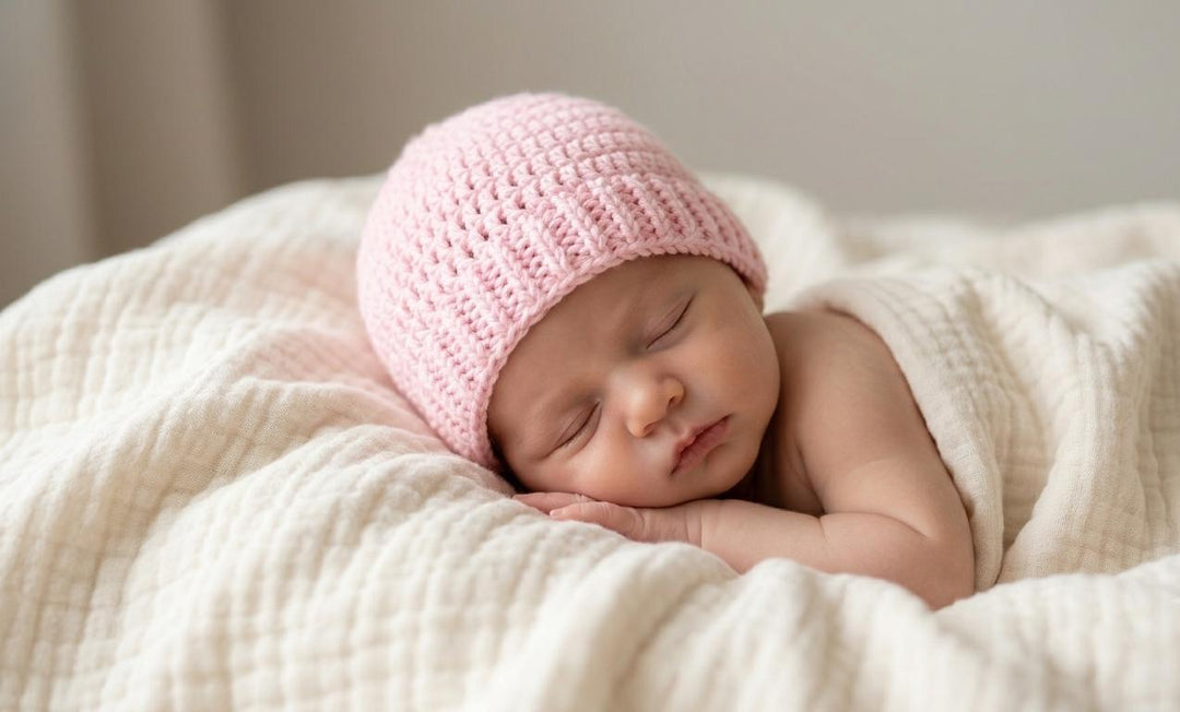 Simple Newborn Baby Hat Crochet Pattern