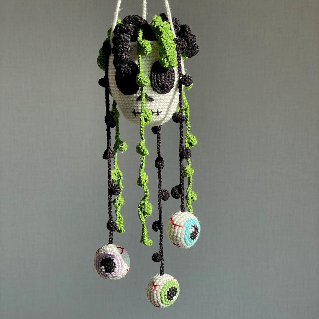 4 in 1 Halloween Hanging Plants Crochet Pattern
