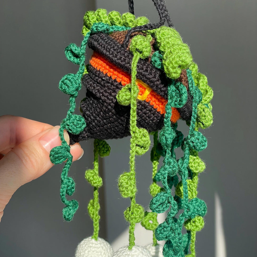 4 in 1 Halloween Hanging Plants Crochet Pattern