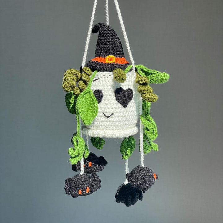 4 in 1 Halloween Hanging Plants Crochet Pattern