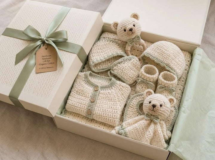 7 in 1 Baby Gift Set Crochet Pattern