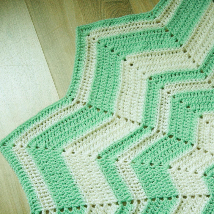 Quick Star Baby Blanket Crochet Pattern