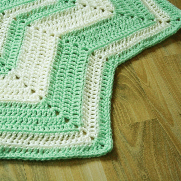 Quick Star Baby Blanket Crochet Pattern