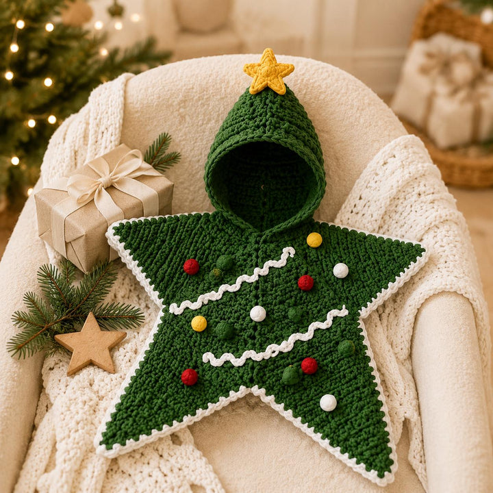 Christmas Tree Baby Cocoon Crochet Pattern