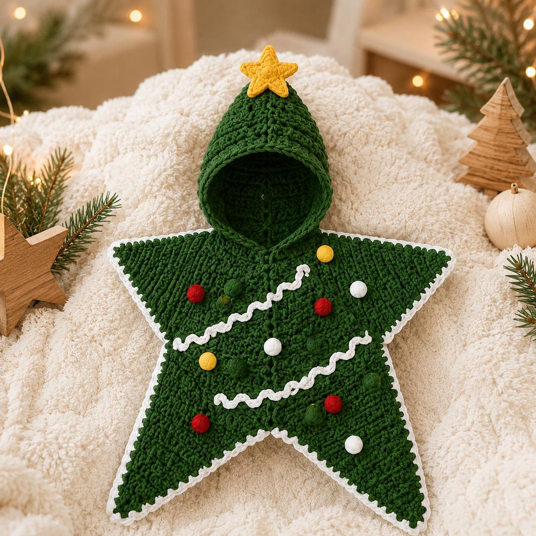 Christmas Tree Baby Cocoon Crochet Pattern