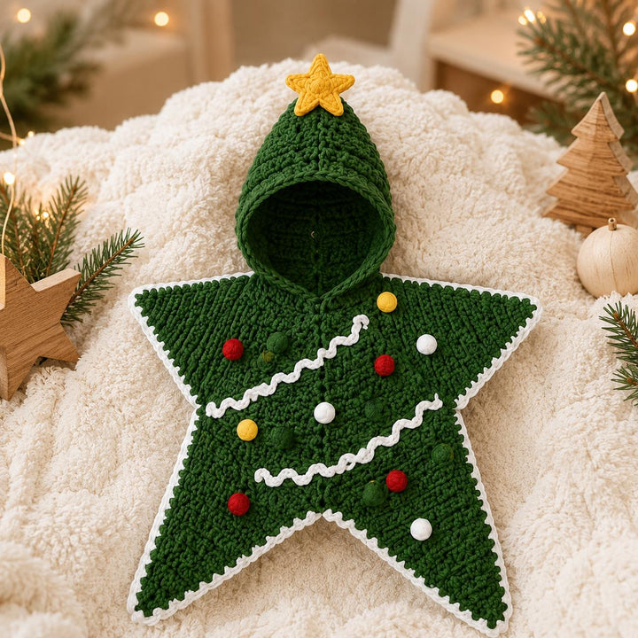 Christmas Tree Baby Cocoon Crochet Pattern