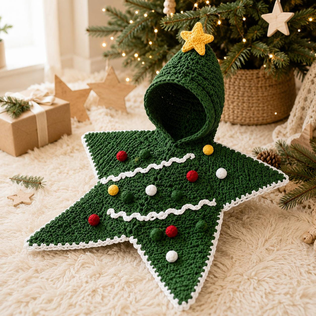 Christmas Tree Baby Cocoon Crochet Pattern