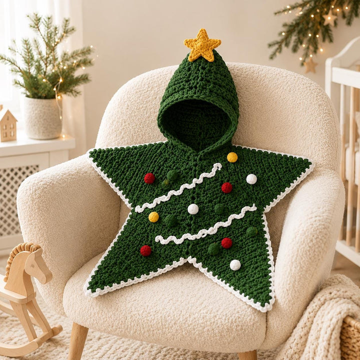 Christmas Tree Baby Cocoon Crochet Pattern