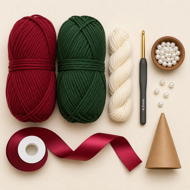 Ruffled Christmas Tree Crochet Pattern