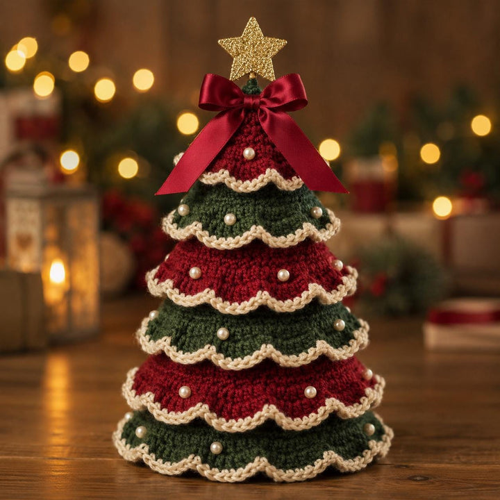 Ruffled Christmas Tree Crochet Pattern