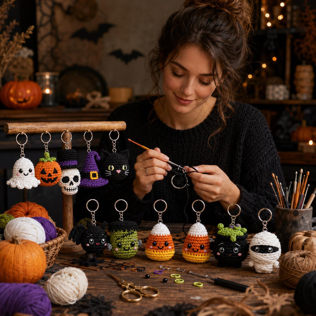 10-in-1 Halloween Keychain Bundle