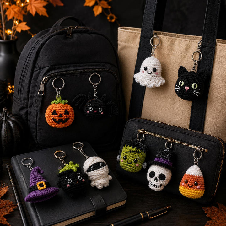 10-in-1 Halloween Keychain Bundle