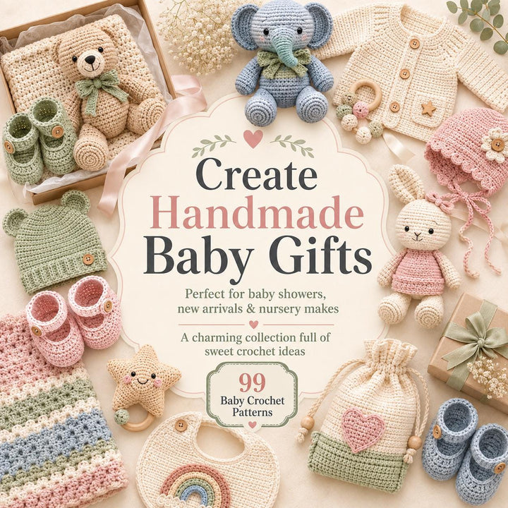 99 in 1 Baby Crochet Pattern Bundle