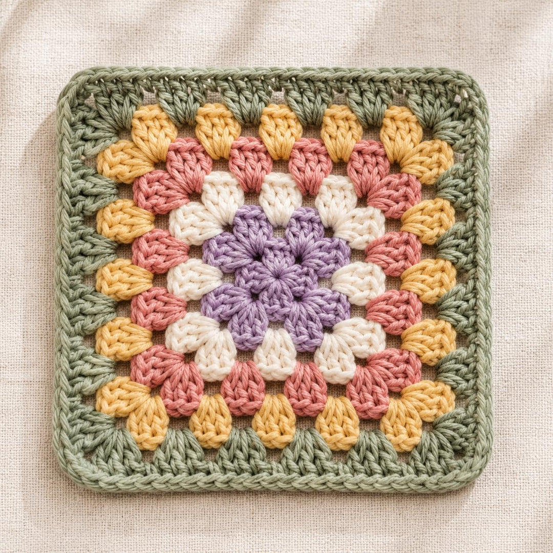 10 in 1 Granny Square Crochet Pattern Bundle